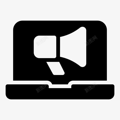 数字营销广告通信svg_新图网 https://ixintu.com 数字 营销 广告 通信 互联网 笔记本 电脑