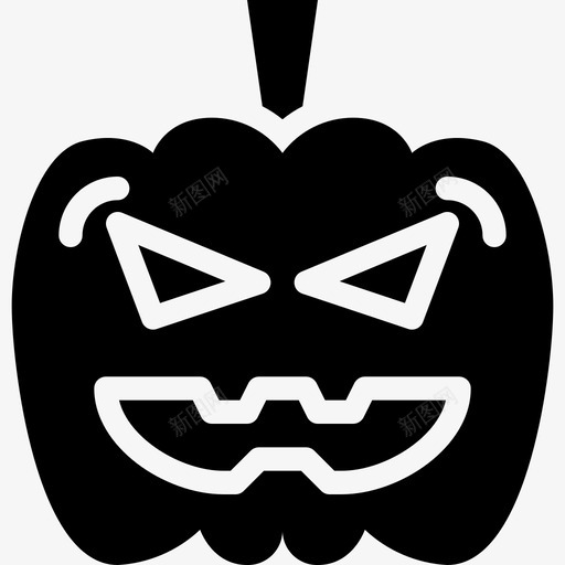 南瓜头万圣节节日svg_新图网 https://ixintu.com 南瓜 万圣节 节日 恐怖 幽灵 雕文