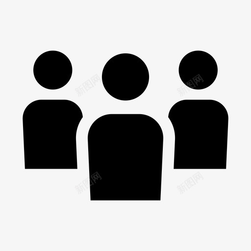 群社区朋友svg_新图网 https://ixintu.com 社区 朋友 用户 杂实