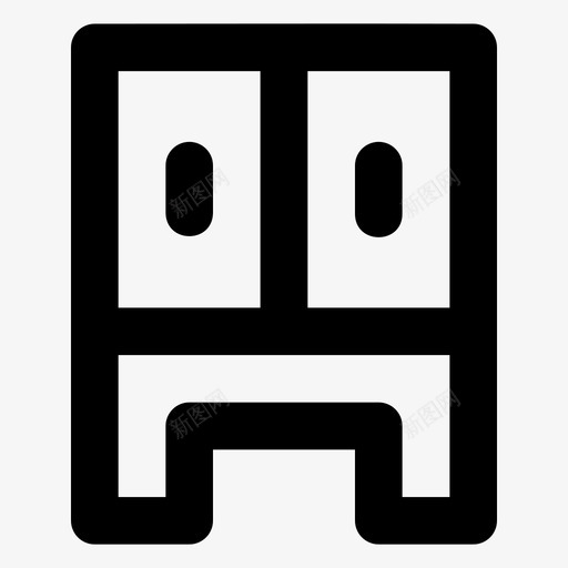 橱柜柜子家具svg_新图网 https://ixintu.com 橱柜 柜子 家具 房子 室内 家用电器