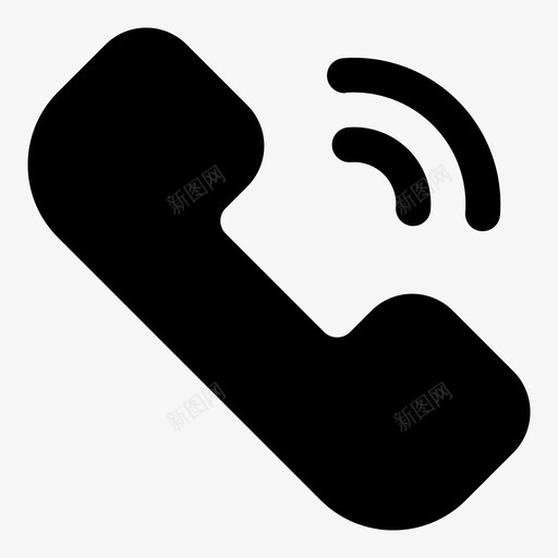 电话呼叫铃声svg_新图网 https://ixintu.com 电话 呼叫 铃声 信号 扬声器 其他