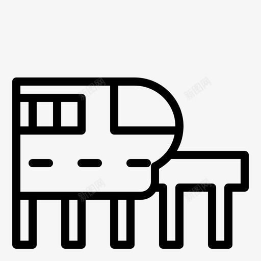 单轨地铁公共交通svg_新图网 https://ixintu.com 单轨 地铁 公共 交通 火车