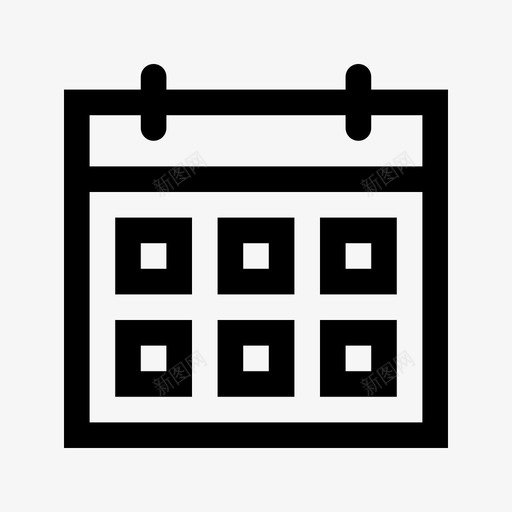 日历活动手机svg_新图网 https://ixintu.com 手机 日历 活动 提醒 移动 功能