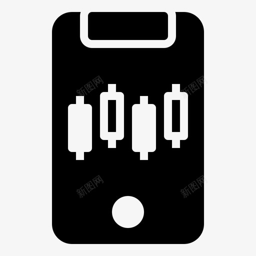 移动交易应用金融svg_新图网 https://ixintu.com 移动 交易 金融 应用 智能 手机 股票