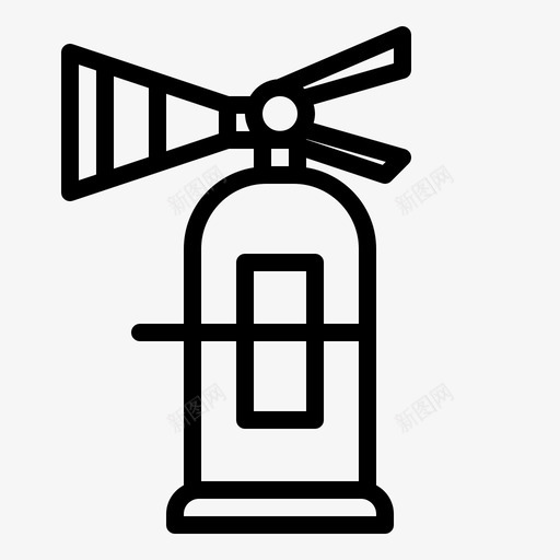 灭火器器具消防员svg_新图网 https://ixintu.com 灭火器 器具 消防员 安全