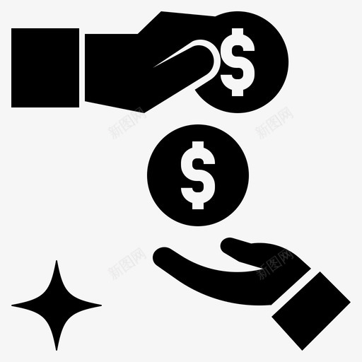 帮助改善鼓励svg_新图网 https://ixintu.com 帮助 改善 鼓励 救助 救助金 金融 风险 符号