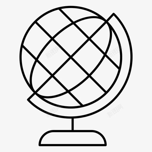地球仪地球位置svg_新图网 https://ixintu.com 地球仪 地球 位置 地图 世界地图 导航 航线 详细 说明