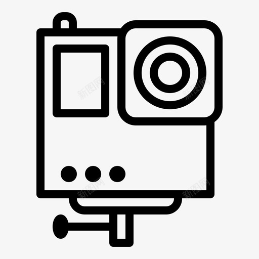 动作摄影机gopro照片svg_新图网 https://ixintu.com 动作 摄影机 照片 摄影