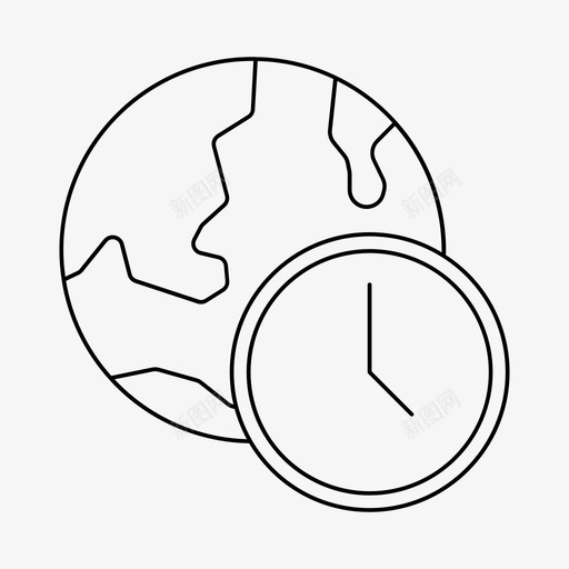 时钟商务计算机svg_新图网 https://ixintu.com 商务 时钟 计算机 电子商务 金融 图标