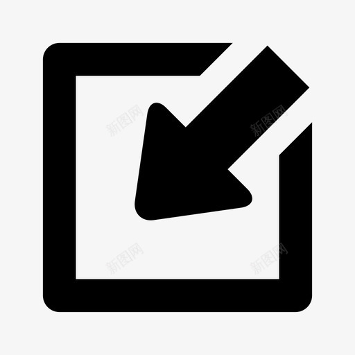 最小化折叠缩小svg_新图网 https://ixintu.com 最小化 折叠 缩小 收缩