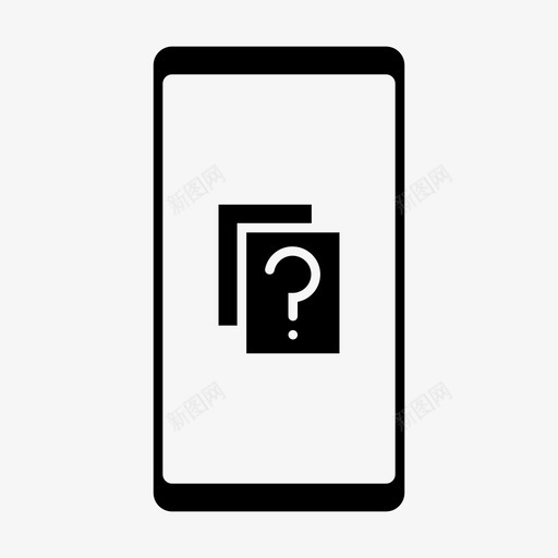 用户手册指南手机svg_新图网 https://ixintu.com 用户 手册 指南 手机 手机功能 字形 屏幕
