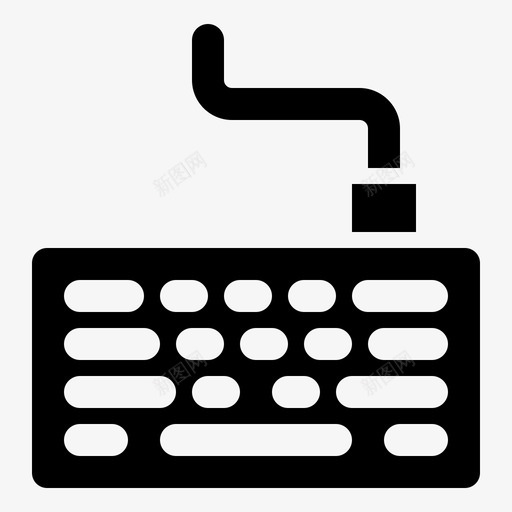 键盘商务金融svg_新图网 https://ixintu.com 商务 金融 键盘 营销 办公室 图标
