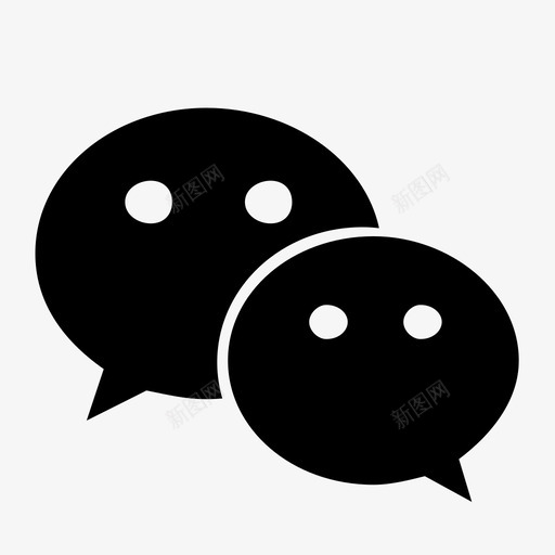 微信公众号svg_新图网 https://ixintu.com 微信 公众