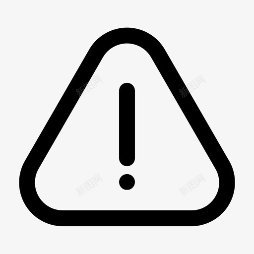 警告小心危险svg_新图网 https://ixintu.com 警告 小心 危险 感叹 叹号 通知 粗体字