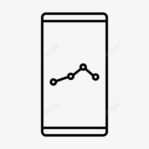 屏幕上的分析图表图形svg_新图网 https://ixintu.com 屏幕 幕上 分析 分析图 图表 图形 线条 手机 手机功能 大纲