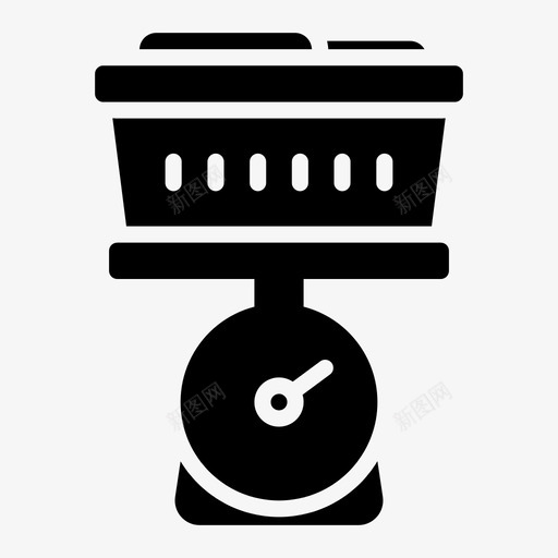 洗衣秤量称svg_新图网 https://ixintu.com 洗衣 秤量