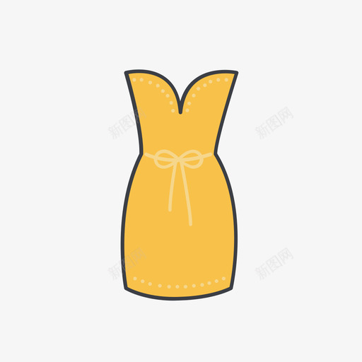 包臀裙svg_新图网 https://ixintu.com 包臀裙 手绘 简约 可爱