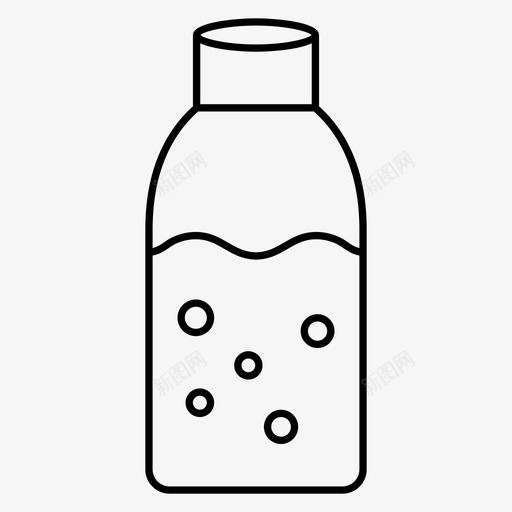 瓶子饮料果汁svg_新图网 https://ixintu.com 饮料 瓶子 果汁 汁水 食物 细节 图标