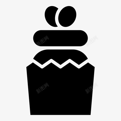 蛋糕烘焙食物svg_新图网 https://ixintu.com 蛋糕 烘焙 食物 礼物 节日 实心