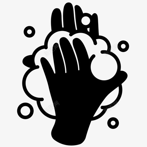 洗手清洁covid19svg_新图网 https://ixintu.com 洗手 清洁 指甲