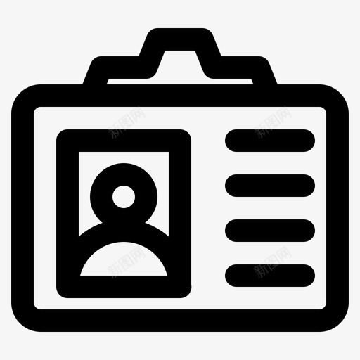 业务联系人名片身份证svg_新图网 https://ixintu.com 业务 身份证 业务联系 联系人 名片 徽章 财务 图标