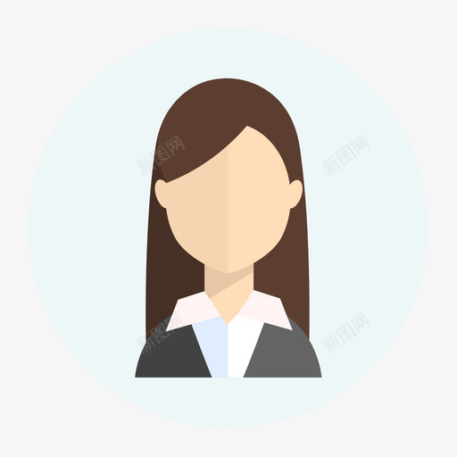 患者默认女圆svg_新图网 https://ixintu.com 患者 默认 女圆