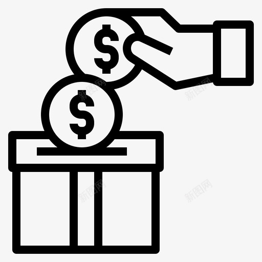 储蓄与投资经济货币svg_新图网 https://ixintu.com 储蓄 投资 经济 货币 金融 风险