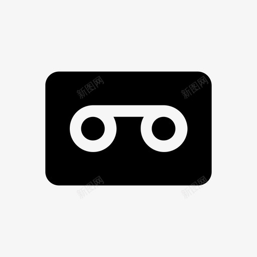 录音机电话接口1字形svg_新图网 https://ixintu.com 录音机 电话 接口 字形