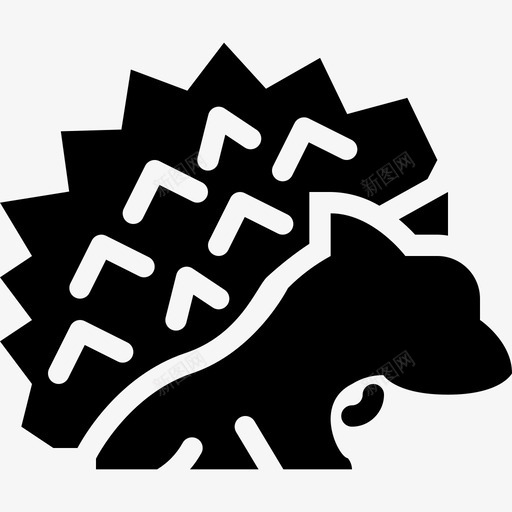 刺猬动物秋天svg_新图网 https://ixintu.com 秋天 刺猬 动物 季节 雕文