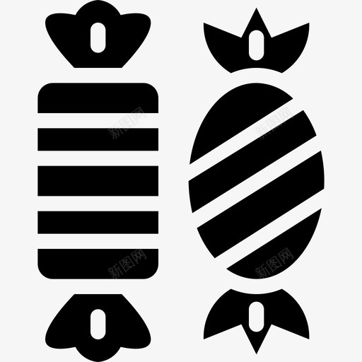 糖果万圣节节日svg_新图网 https://ixintu.com 糖果 万圣节 节日 不给 捣蛋 雕文