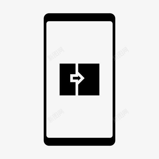 过渡动画效果svg_新图网 https://ixintu.com 手机 过渡 动画 效果 幻灯片 手机功能 图示 屏幕 幕上