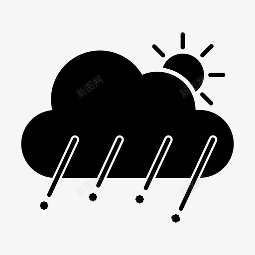 冰雹云天svg_新图网 https://ixintu.com 天气 冰雹 云天 雪天