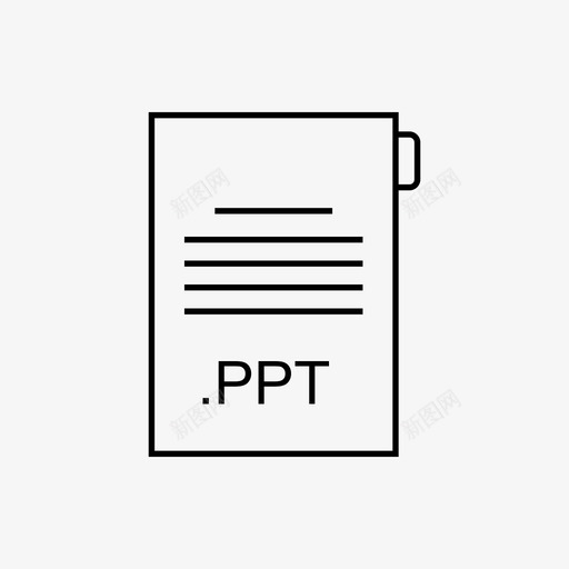 ppt文档数据图标文件svg_新图网 https://ixintu.com 文档 文件 类型 数据 图标
