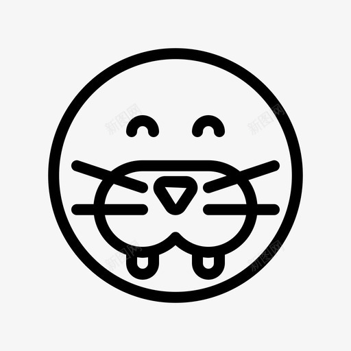 快乐表情符号印章svg_新图网 https://ixintu.com 符号 表情 快乐 印章 笑脸