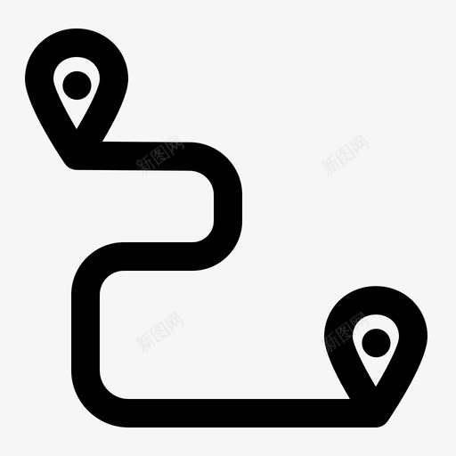 地点路线图方向图svg_新图网 https://ixintu.com 地点 路线图 方向