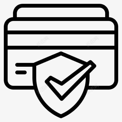 支付安全信用卡金融svg_新图网 https://ixintu.com 支付 安全 信用卡 金融 货币 交易 数据 保护
