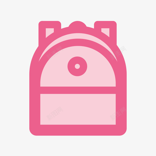 双肩背包svg_新图网 https://ixintu.com 双肩 背包 可爱 商务 单色 填充 线性 多色 简约 扁平 精美