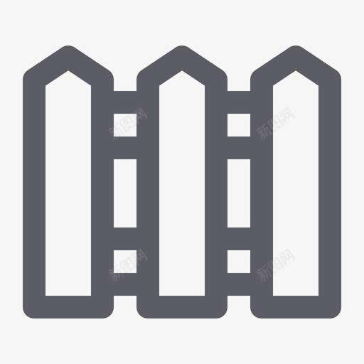 16glfencesvg_新图网 https://ixintu.com 围栏 围墙 栅栏 篱笆 防护物