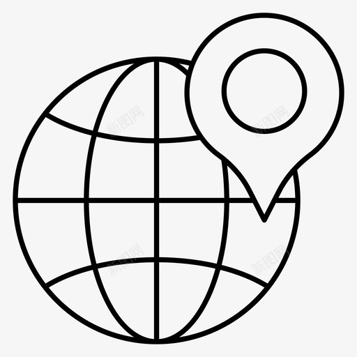 世界全球位置svg_新图网 https://ixintu.com 地图 世界 全球 位置 导航 航线 详细 说明