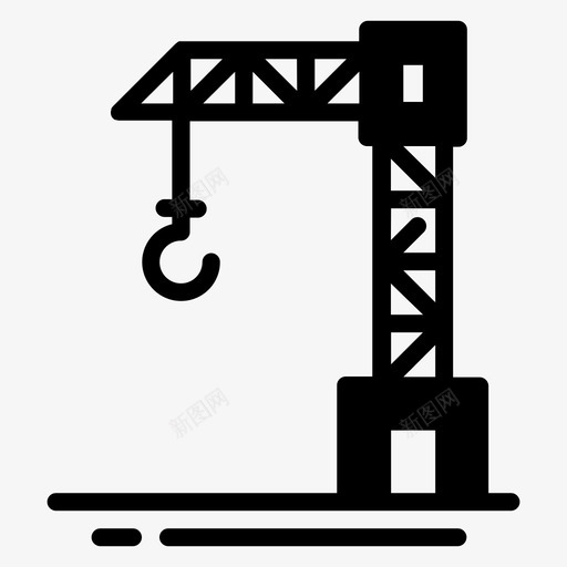 起重机建筑重型设备svg_新图网 https://ixintu.com 起重机 建筑 重型 设备 工业 起重 城市 元素