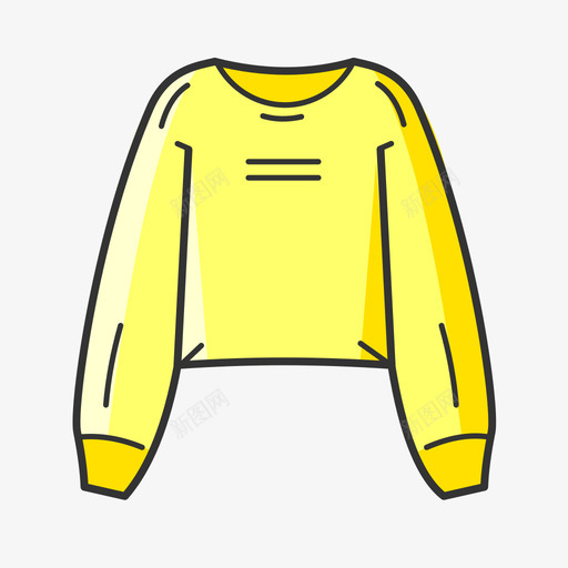 长袖卫衣svg_新图网 https://ixintu.com 长袖 卫衣
