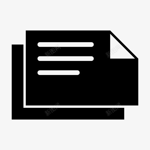 复制通信电子邮件svg_新图网 https://ixintu.com 消息 复制 通信 电子邮件 信使