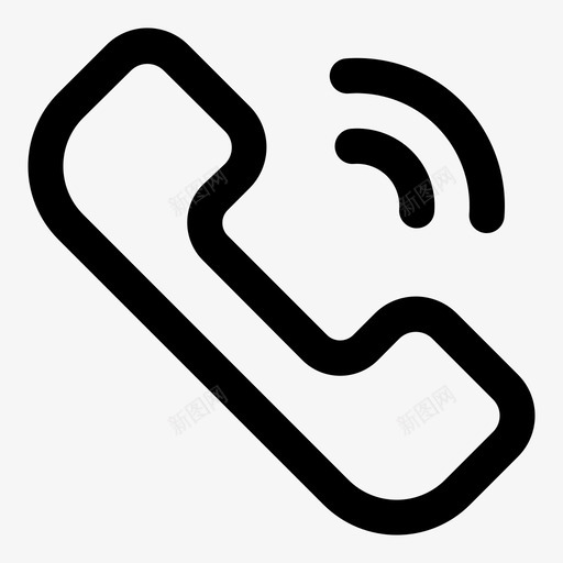 电话呼叫铃声svg_新图网 https://ixintu.com 电话 呼叫 铃声 信号 扬声器 其他 粗体