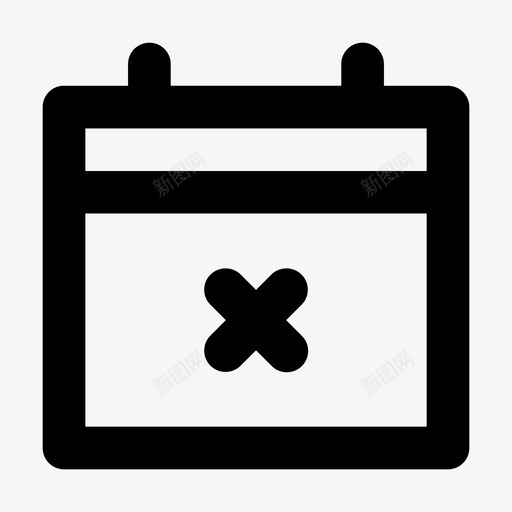 日历删除日期事件svg_新图网 https://ixintu.com 日历 删除 日期 事件 时间 用户界面