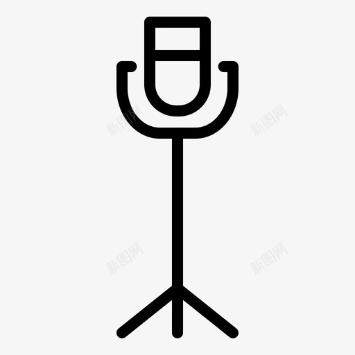 麦克风声音用户界面svg_新图网 https://ixintu.com 麦克风 声音 用户界面 语音
