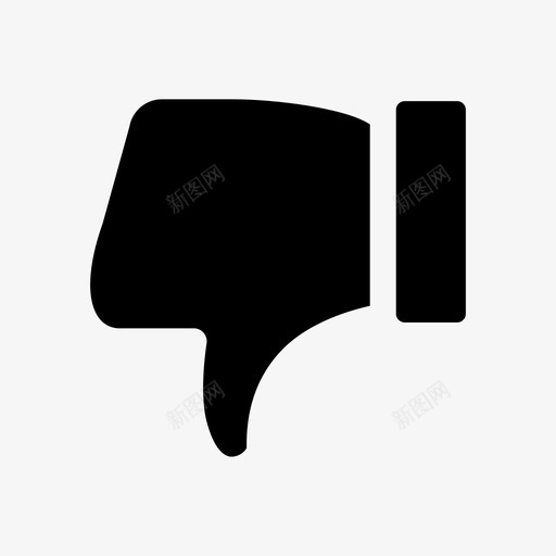 不喜欢坏拇指向下svg_新图网 https://ixintu.com 不喜欢 拇指 向下 杂项 固体