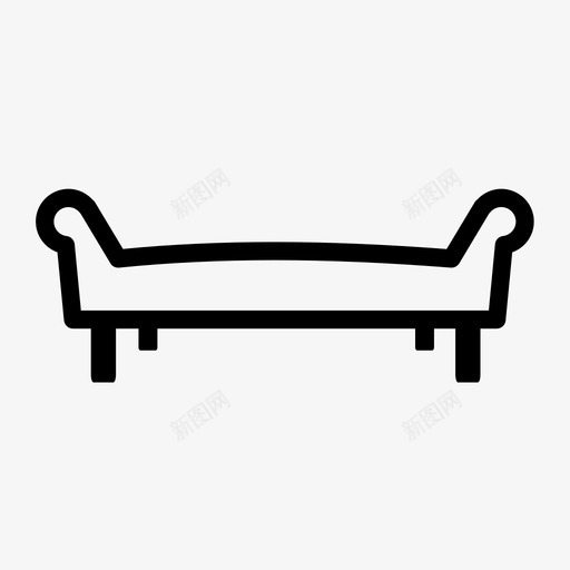 床尾椅svg_新图网 https://ixintu.com 床尾