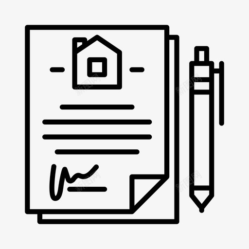 物业协议业务文件svg_新图网 https://ixintu.com 物业 协议 业务 文件 房产 房屋 合同 租金 房地产 条线