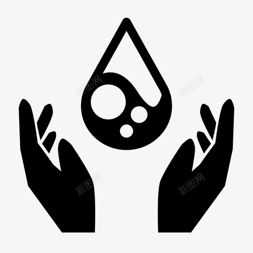 节水地球生态svg_新图网 https://ixintu.com 节水 地球 生态 能源 电力