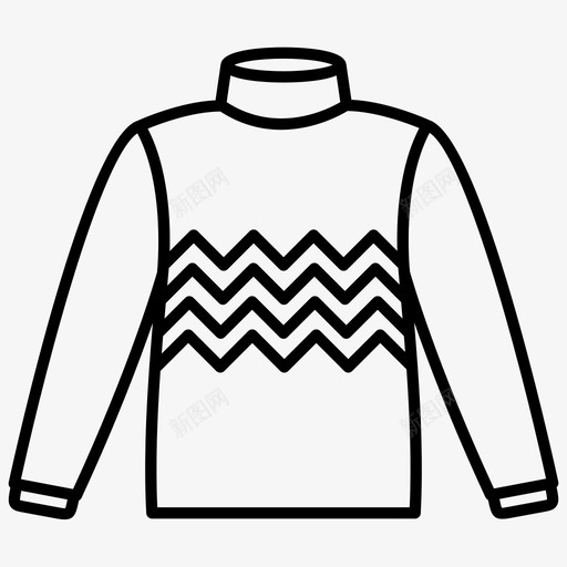 毛衣衣服穿着svg_新图网 https://ixintu.com 穿着 衣服 毛衣 时尚 保暖